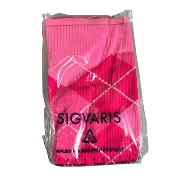 Sigvaris 832 CM Compression Knee High CT 20-30mmHg Socks M/L Pink Blue Lot Of 3 - Picture 8 of 12